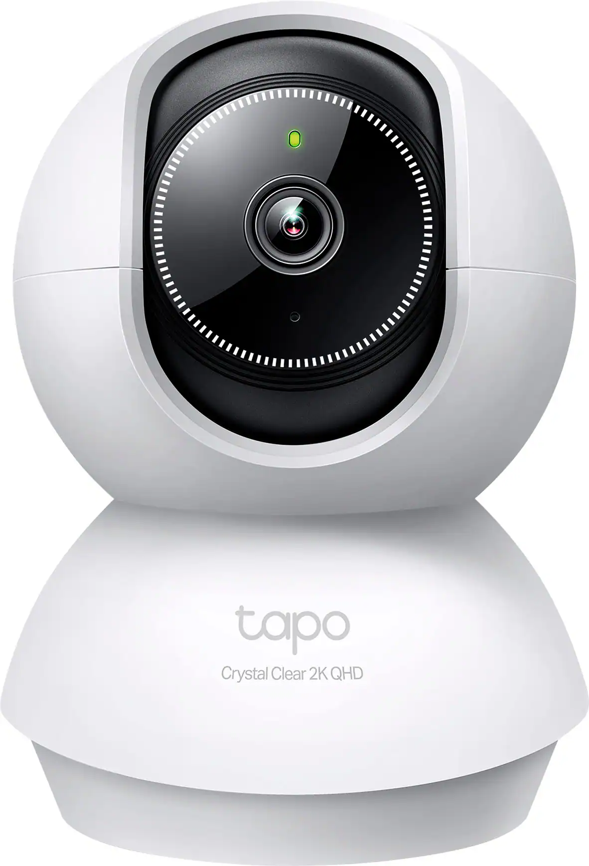 TP-Link - Tapo 360º Pan/Tilt 2K QHD Home Security Camera - No Monthly Fees - White