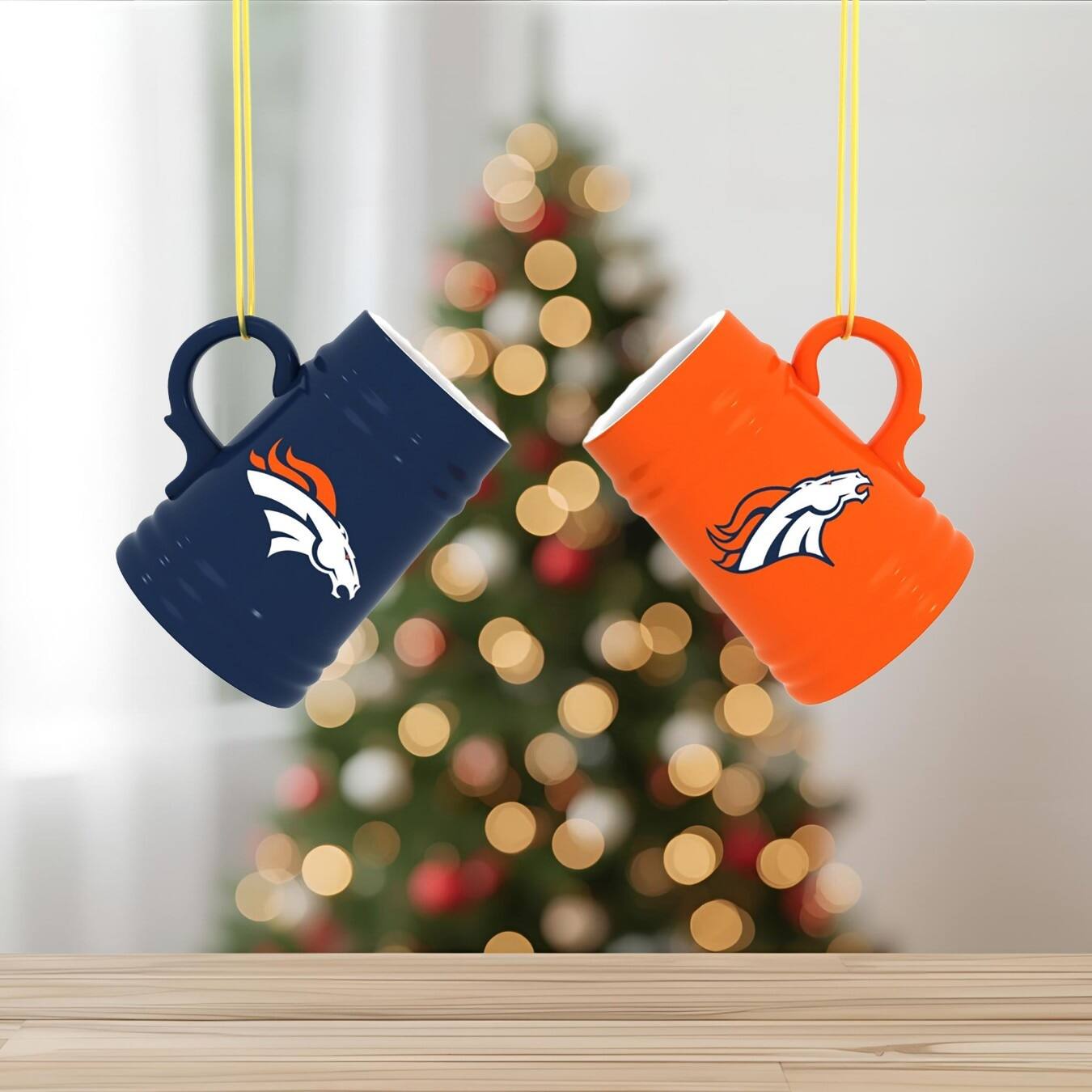 Alt View 1. Evergreen Enterprises - Two-Pack 3" Mini Stein Ornament Set - Multicolor.