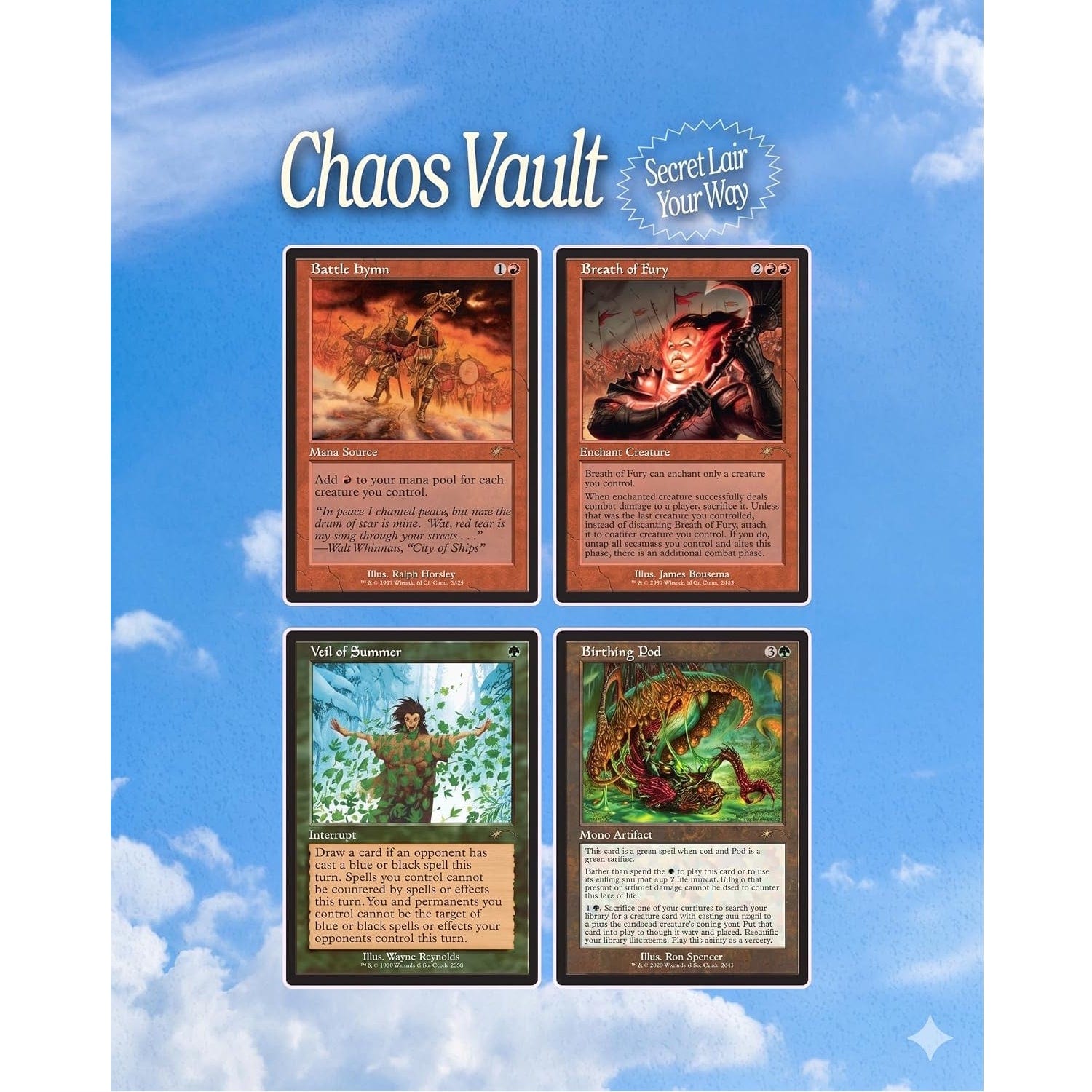 Wizards of The Coast - Magic: the Gathering TCG: Secret Lair - Back in My Day! (Non-Foil) price history on PriceWatchPro