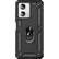 Front. SaharaCase - Military Kickstand Series with Belt Clip Case for Motorola G Power 5G (2023) - Black.