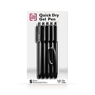TRU Quick Dry Gel Pen  
Red  
5 Retractable Pens  
1.0 Tip  
1.0 mm