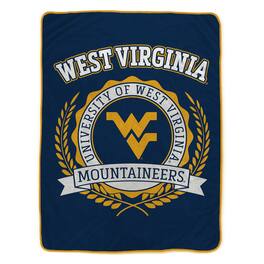 Pegasus - West Virginia Mountaineers 50" x 60" University Crest Ultra Soft Blanket - Multicolor