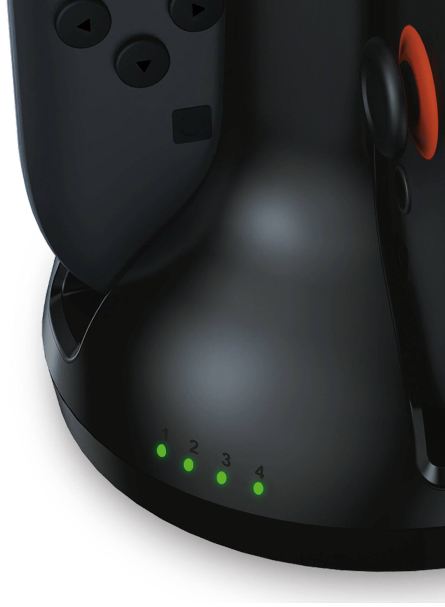 Alt View 4. NEXT - Joy-Con 2 Quad Charging Station for Nintendo Switch 2 - Black.