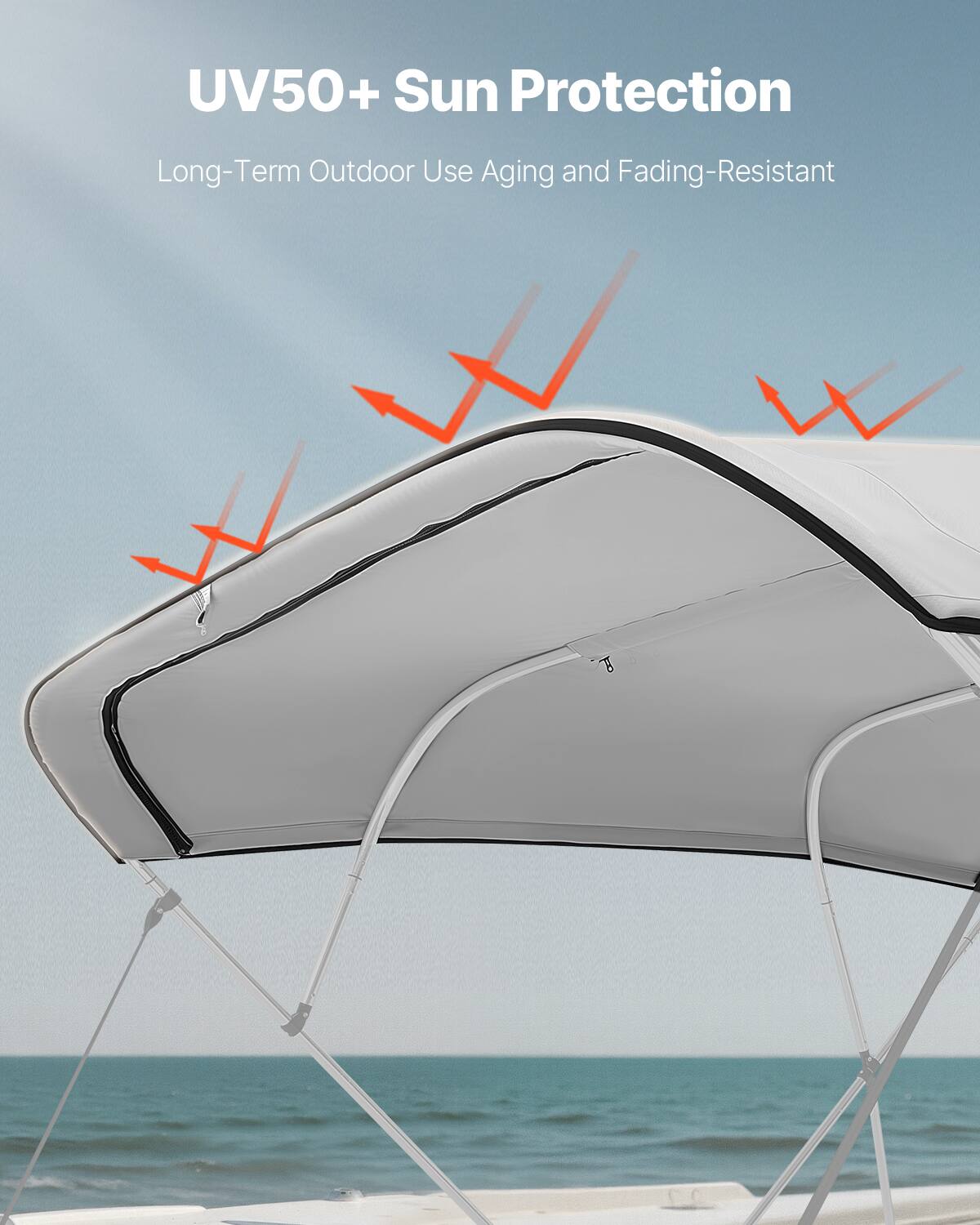 UV50+ Sun Protection  
Long-Term Outdoor Use Aging and Fading-Resistant