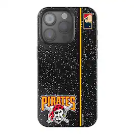 Keyscaper - MLB - Pittsburgh Pirates iPhone Bling Case - 14 - Black