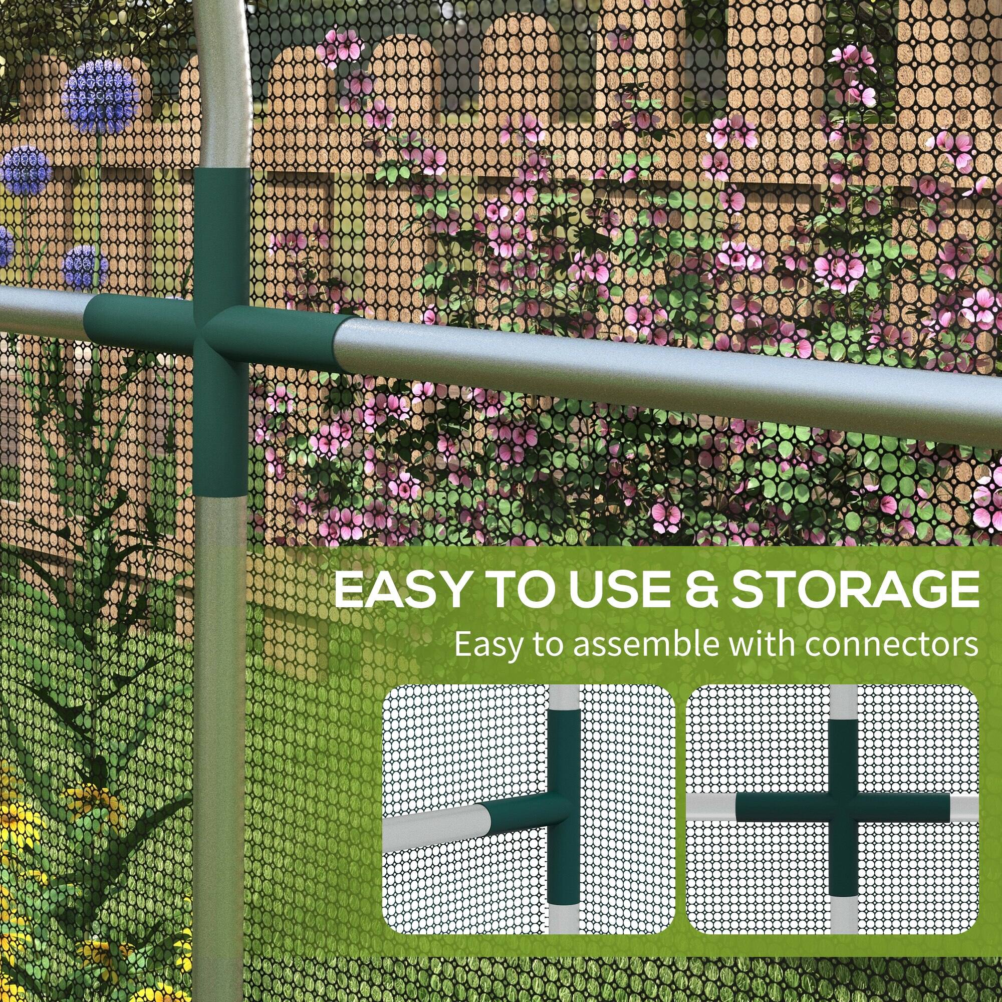 EASY TO USE & STORAGE  
Easy to assemble with connectors