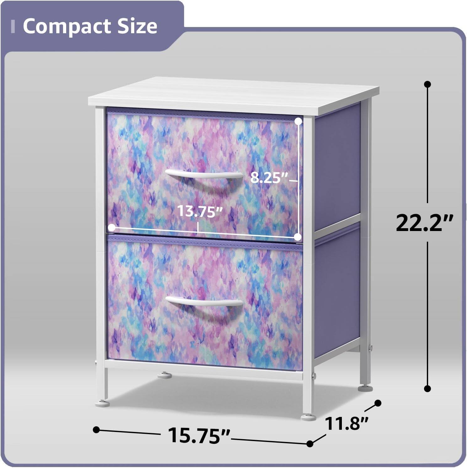 Compact Size  
8.25" x 13.75" x 22.2" x 15.75" x 11.8"