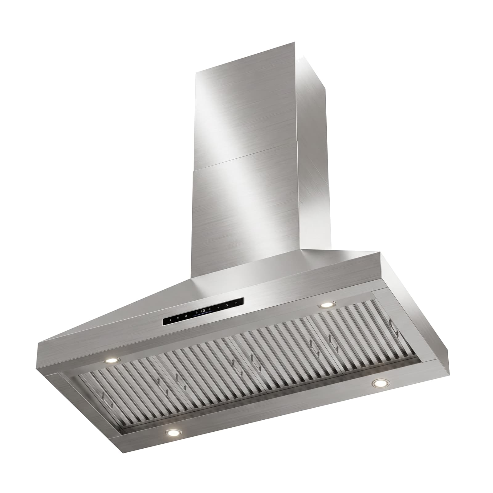 Brano - 48 inches - Externally Vented - Wall Range Hood - Silver
