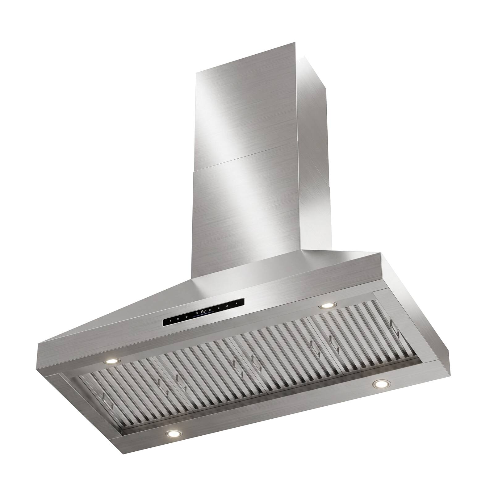Brano - 48 inches - Externally Vented - Wall Range Hood - Silver