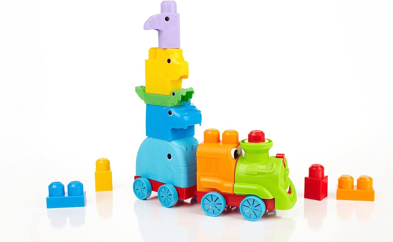 Alt View 2. Mega Brands - Mega Bloks First Builders - Animal Safari Train - Multi.