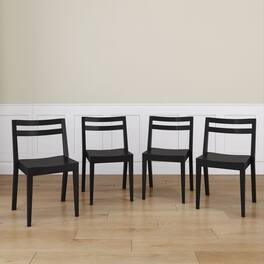 Grain & Grove - Davie Dining Chair (4 Pack) - Black