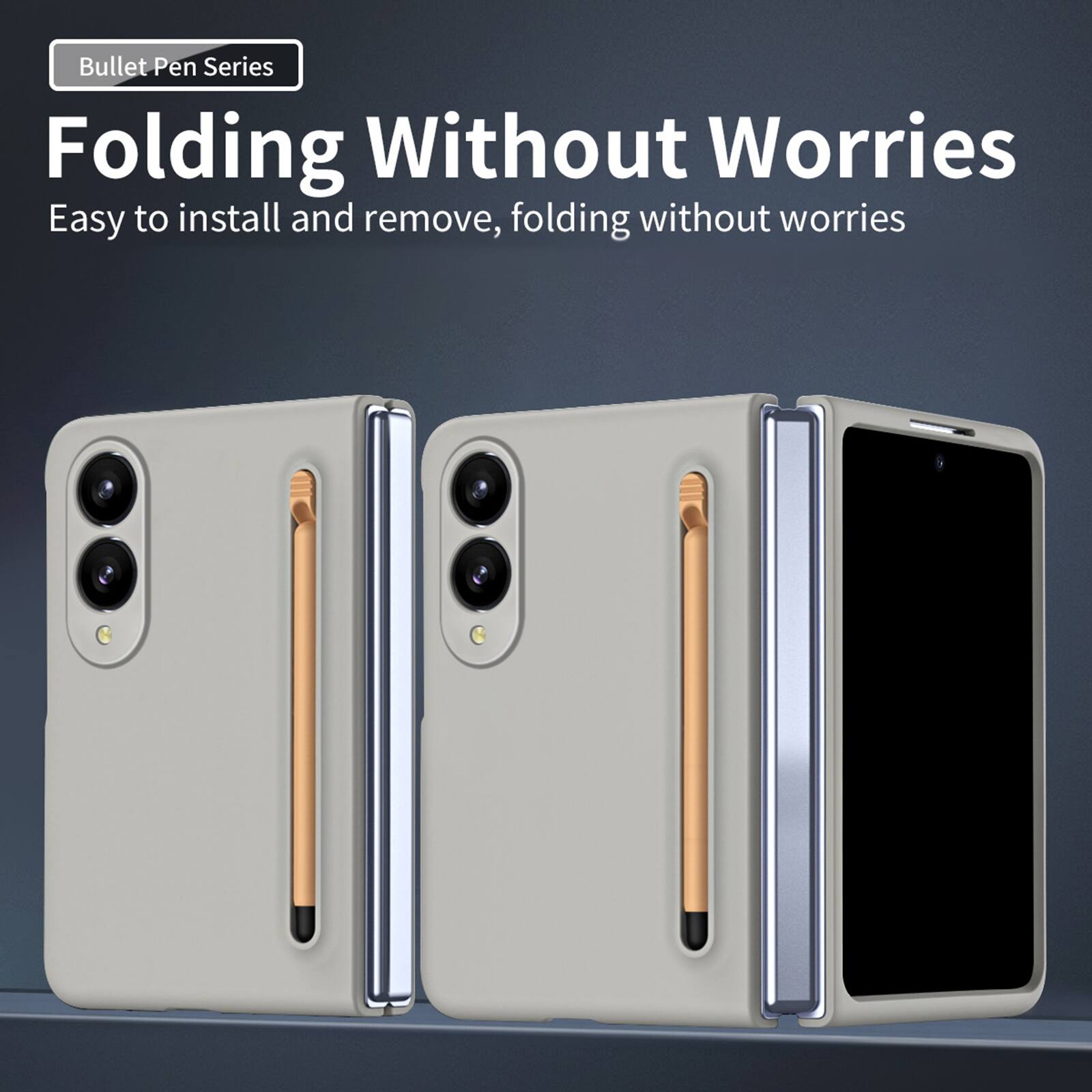 Bullet Pen Series  
Folding Without Worries  
Easy to install and remove, folding without worries