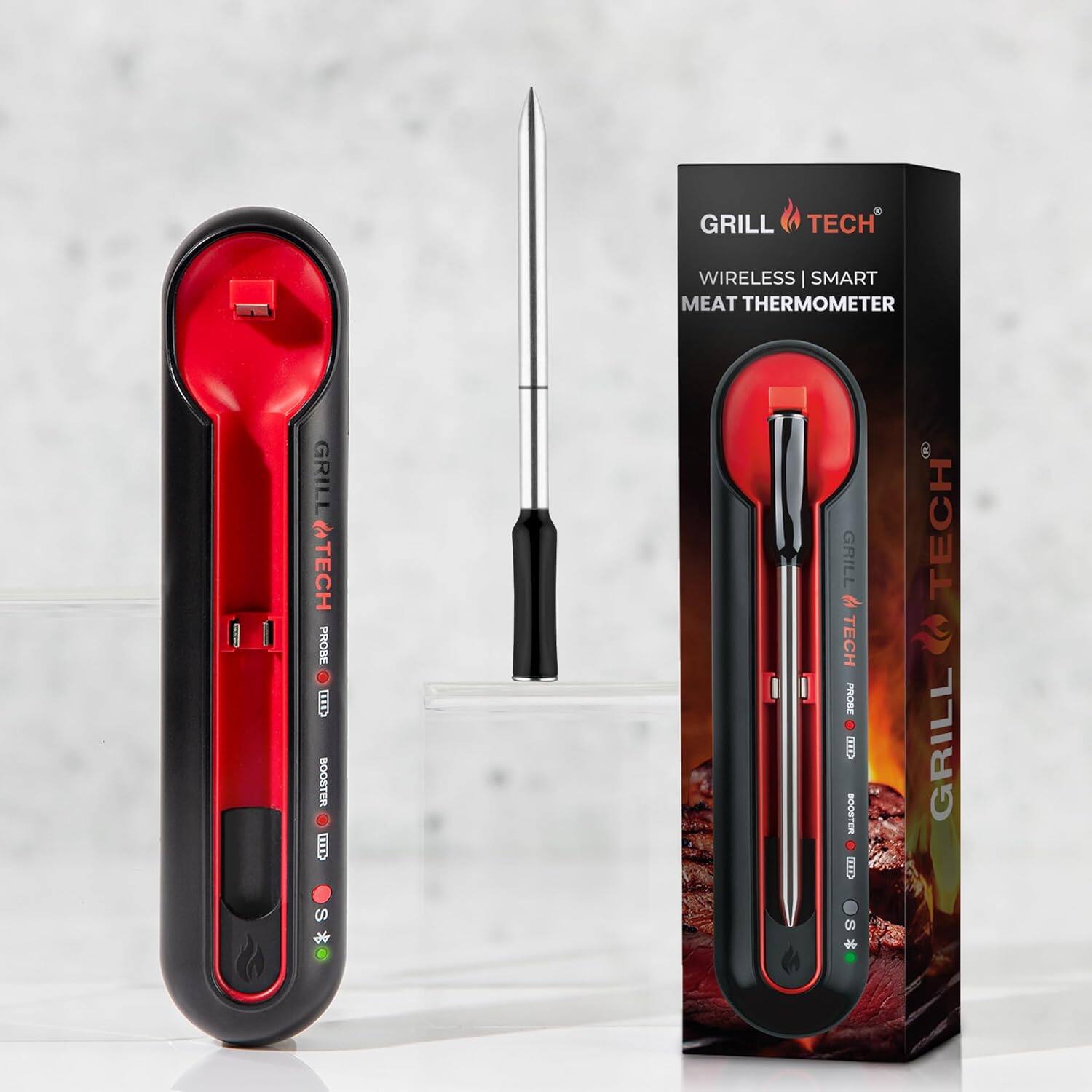 GRILL TECH WIRELESS | SMART MEAT THERMOMETER  
GRILL TECH PROBE 115 BOOSTER  
GRILL TECH PROBE