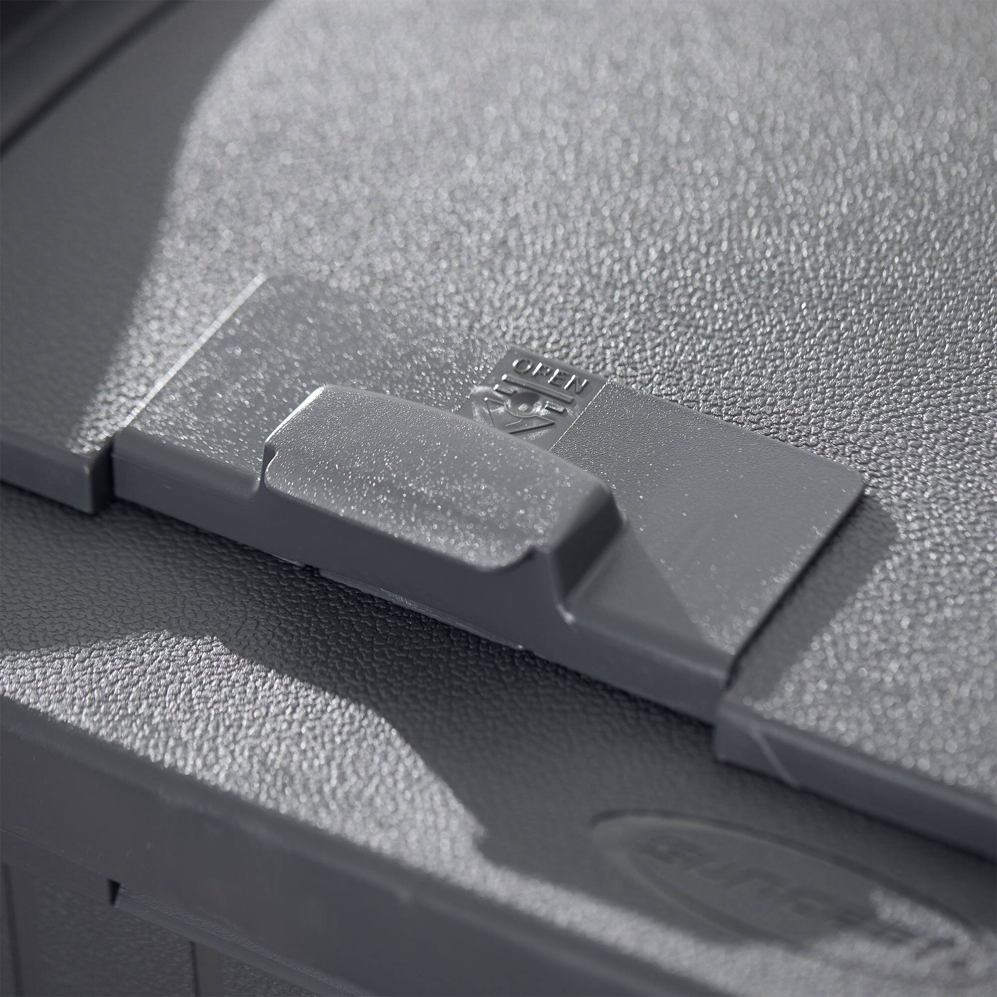 Alt View 10. Suncast - Suncast 30 Gallon Hideaway Trash Waste Bins for Outdoor, Cyberspace (2 Pack) - Cyberspace.