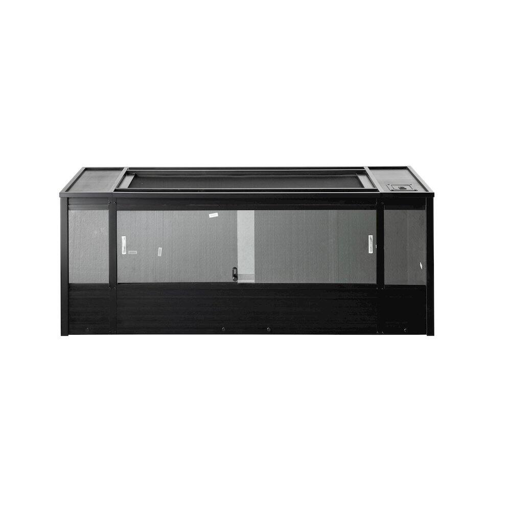 Back. New Age Pet - ECOFLEX 60" Mojave Reptile Lounge in Black.
