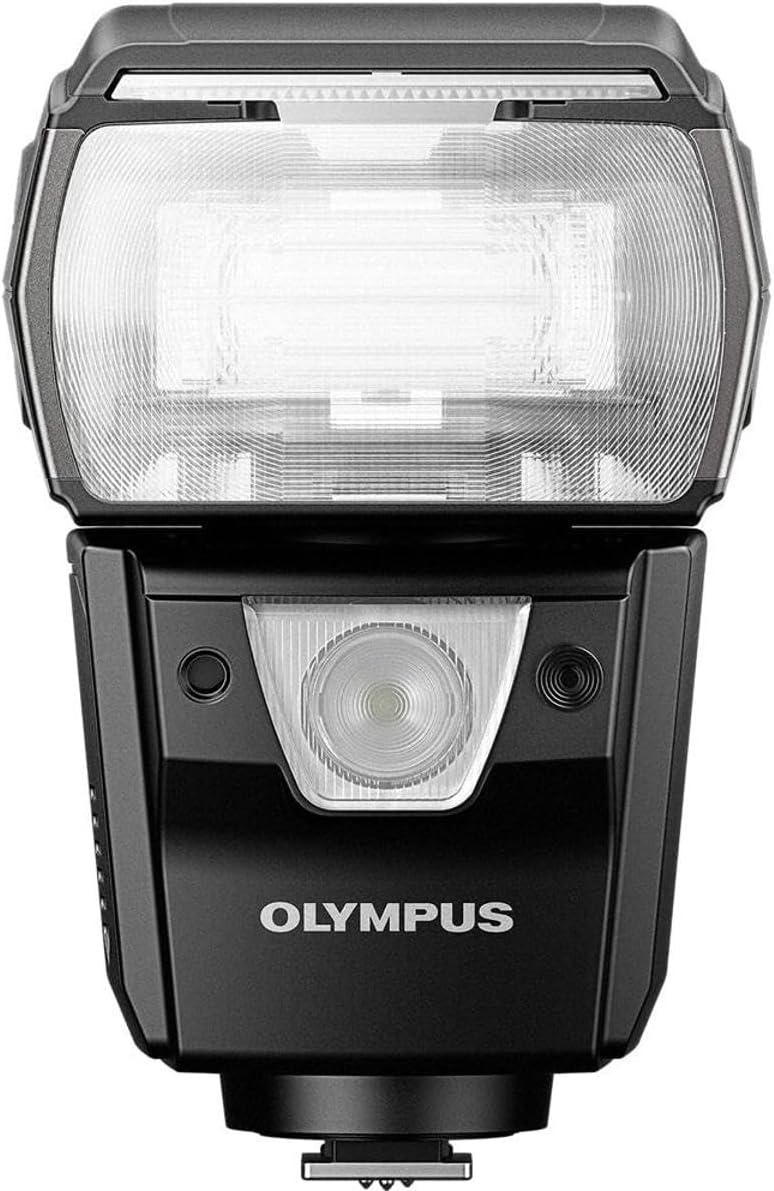 Alt View 2. OM System - FL-900R Electronic Flash with Guide Number 58, Wireless Control, LED Video Light & Weather-Sealed Design - Black.