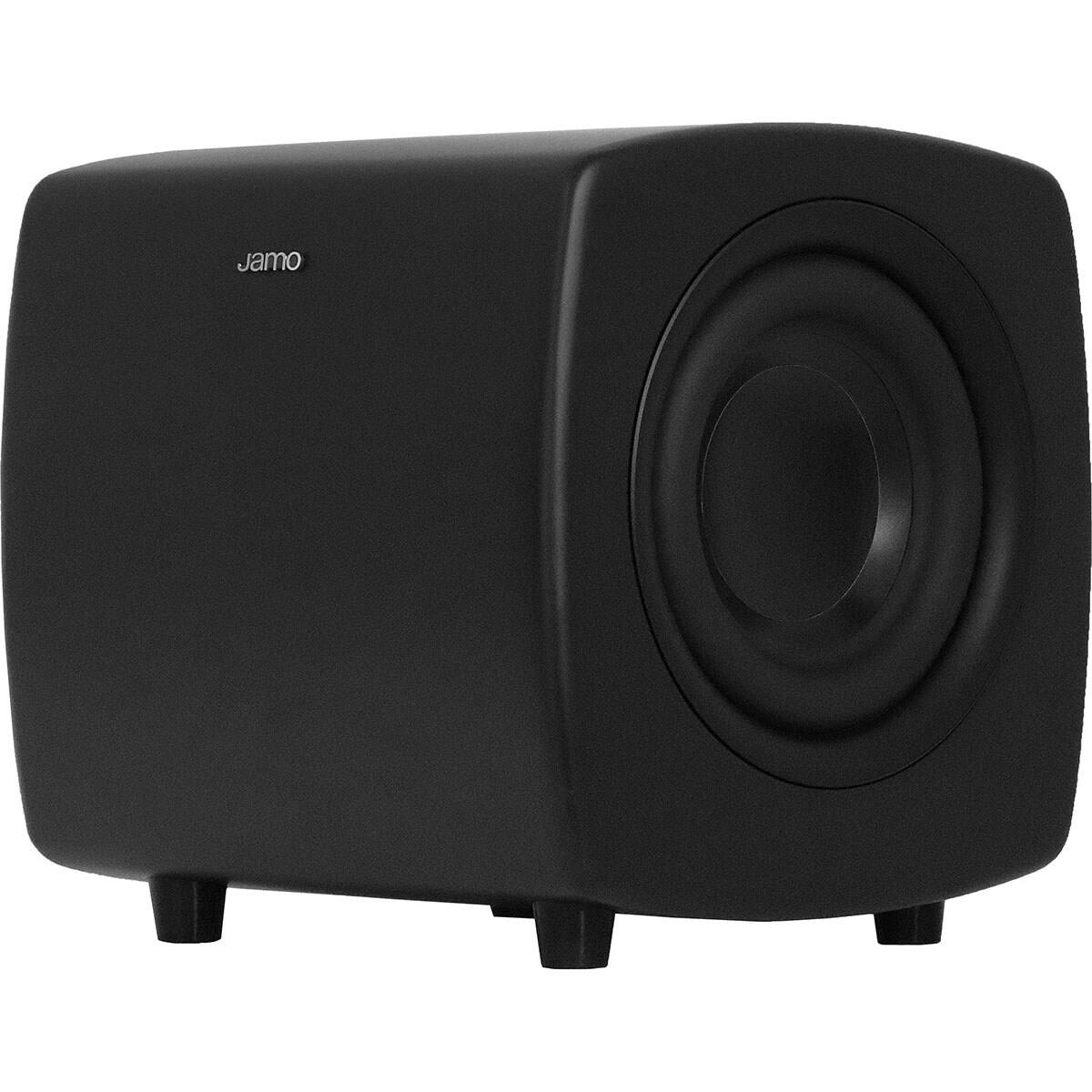 Alt View 1. Jamo - Jamo Active Subwoofer Matte Black - Black, Gray, Khaki Green, White.