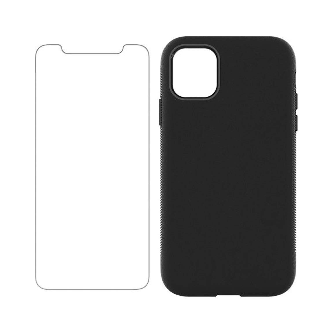Front. Verizon - Verizon Case and protector for iPhone 11 | Color:  Black - Black.