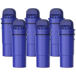 Waterdrop - Replacement for Pur®, Plus Water Filter, CRF950Z NSF Certified Pitcher Water Filter, Pack of 6 - Blue