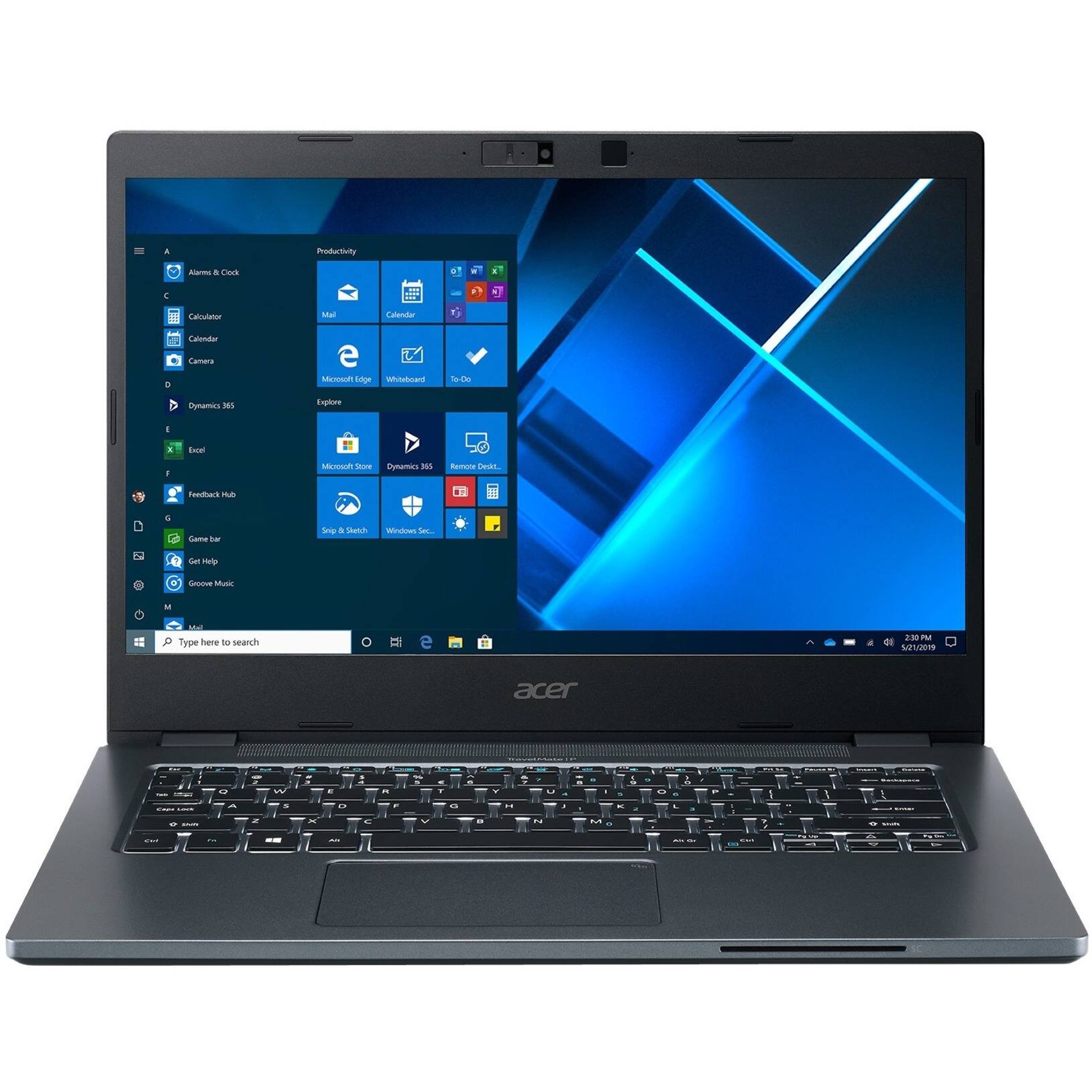 Alt View 26. Acer - TravelMate P4 P414-51 14" Laptop - Intel Core i7 - 16 GB Memory - 512 GB SSD - Slate Blue.
