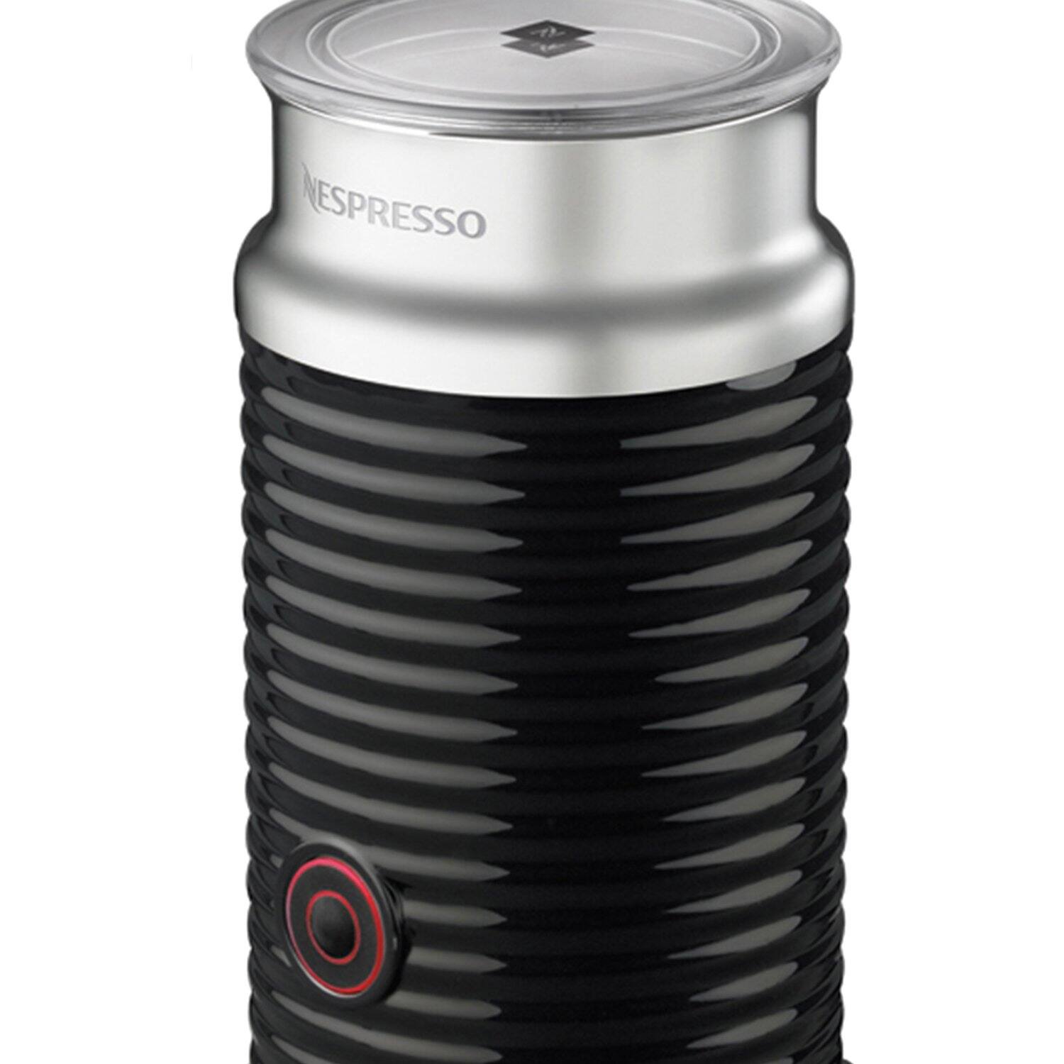 Alt View 5. Nespresso - Inissia Espresso Machine with Aeroccino Milk Frother by DeLonghi - Intense Black.