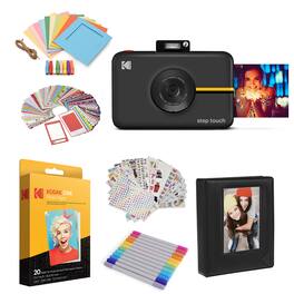 Kodak - Step Touch 13MP Instant Camera with 3.5” LCD Touchscreen Display Starter Bundle - Black