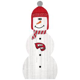 Fan Creations - Western Kentucky Hilltoppers 31'' Snowman Leaner - White