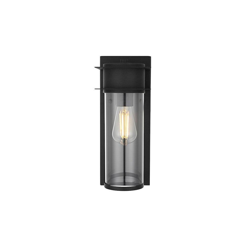 Back. Elegant Lighting - Westmont 7 inch Outdoor Pendant in Black - Black.