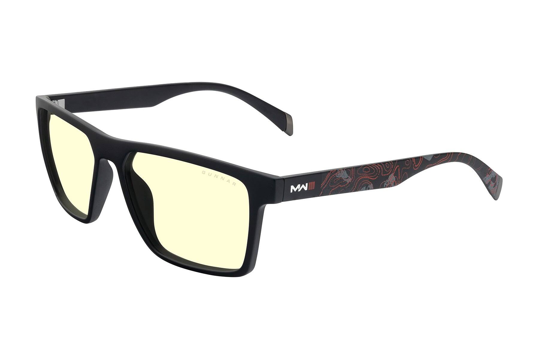 Back. GUNNAR - GUNNAR Gaming Glasses  - Call of Duty Alpha Edition, Infrared, Amber Lens - Blue Light Blocking, Relieve Dry Eye - Onyx Infrared.