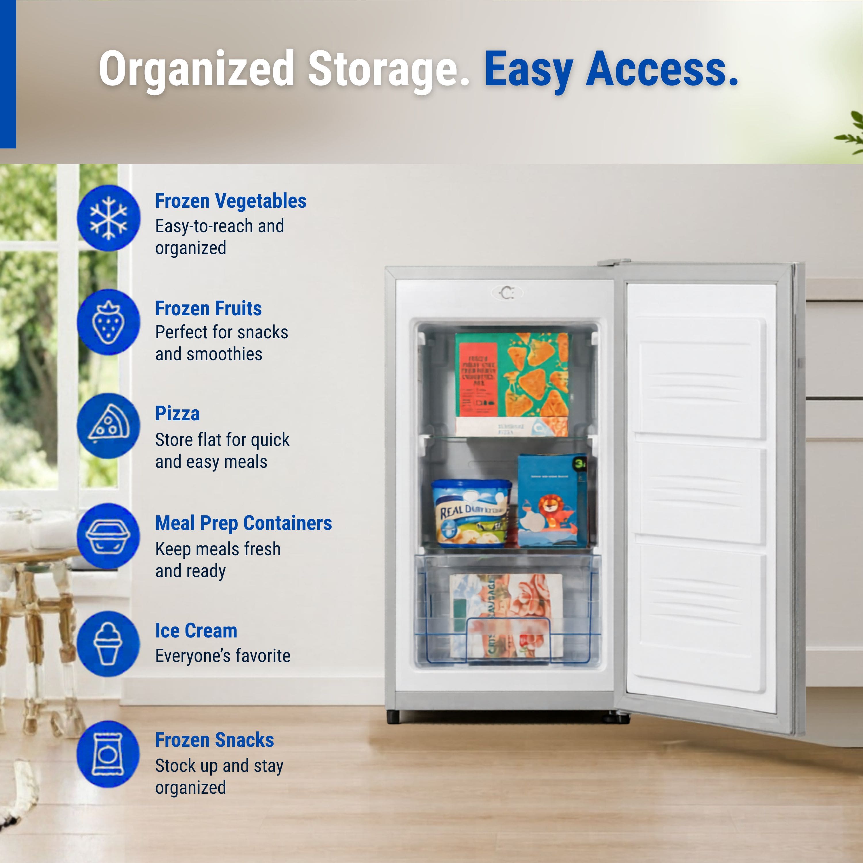 Conserv 3.1 cu. ft. Garage Ready Compact Upright Freezer