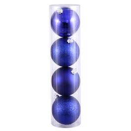 Vickerman - 2.4" 4 Finish Ball Assorted 24 Box - Cobalt Blue