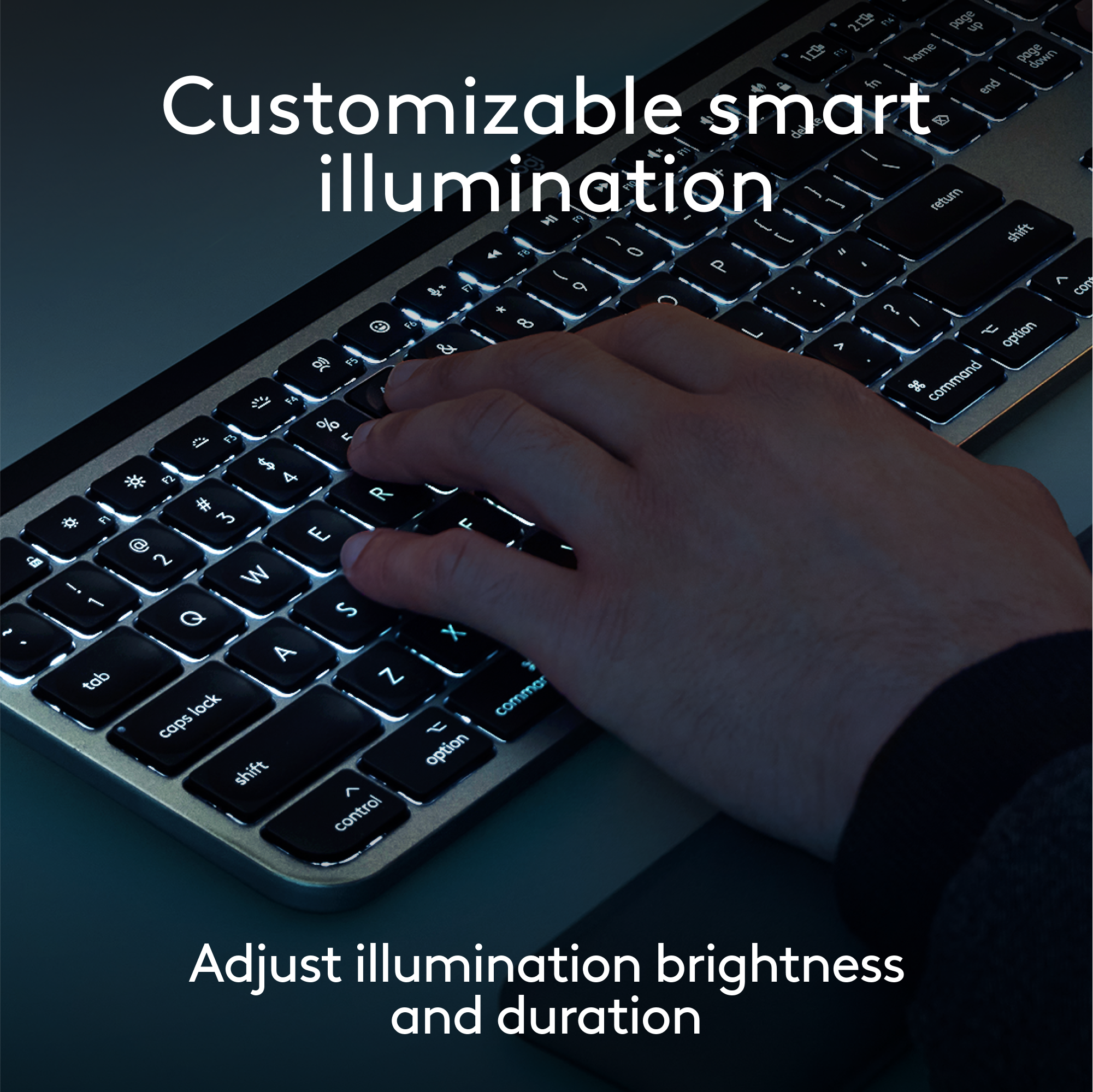 Customizable smart illumination. Adjust illumination brightness and duration.