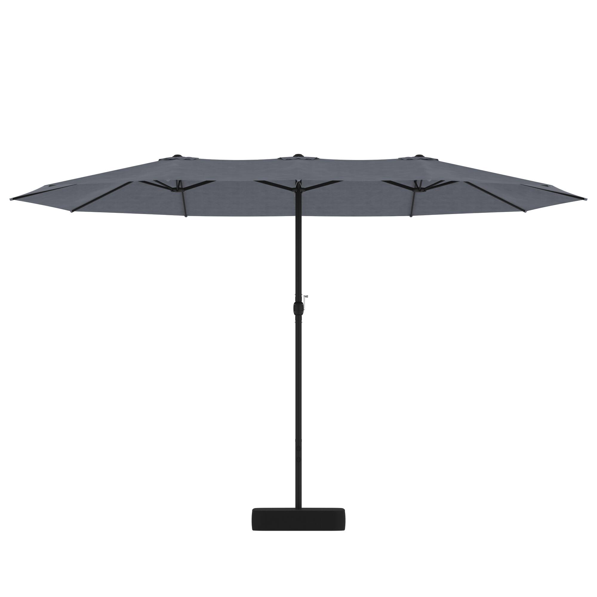 Alt View 2. FUFU & GAGA - FUFU&GAGA Extra - Large Patio Umbrella: Ultimate Shade for Outdoor Spaces - Dark Blue.
