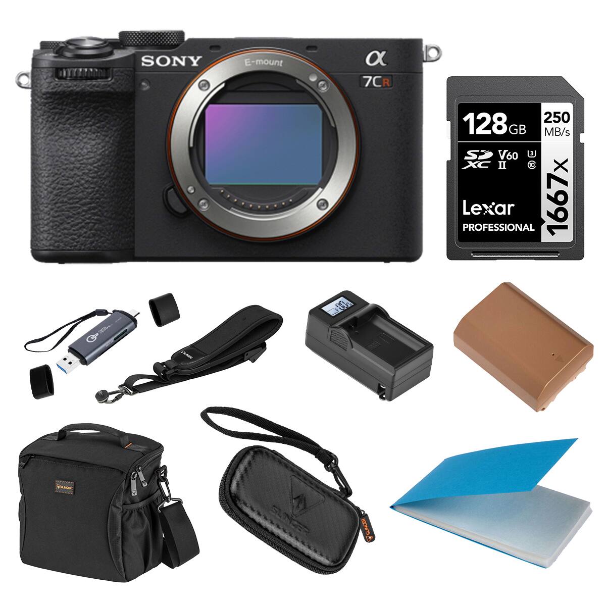 SONY  
E-mount  
α 7CR  
128 GB 250 MB/s SD V60 U XC II  
Lexar PROFESSIONAL 1667x  
FRANCE  
SPORTS  
SUNGER