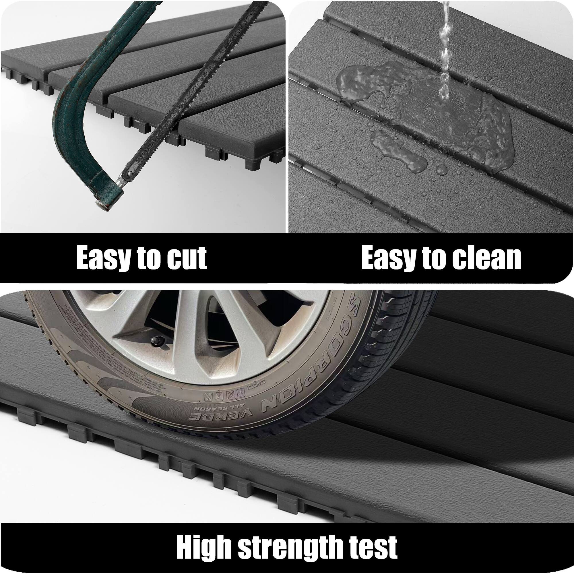 Easy to cut  
Easy to clean  
High strength test