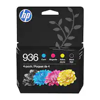 HP - 936 4-Pack Standard Capacity Ink Cartridges - Black/Cyan/Magenta/Yellow - Front_Zoom