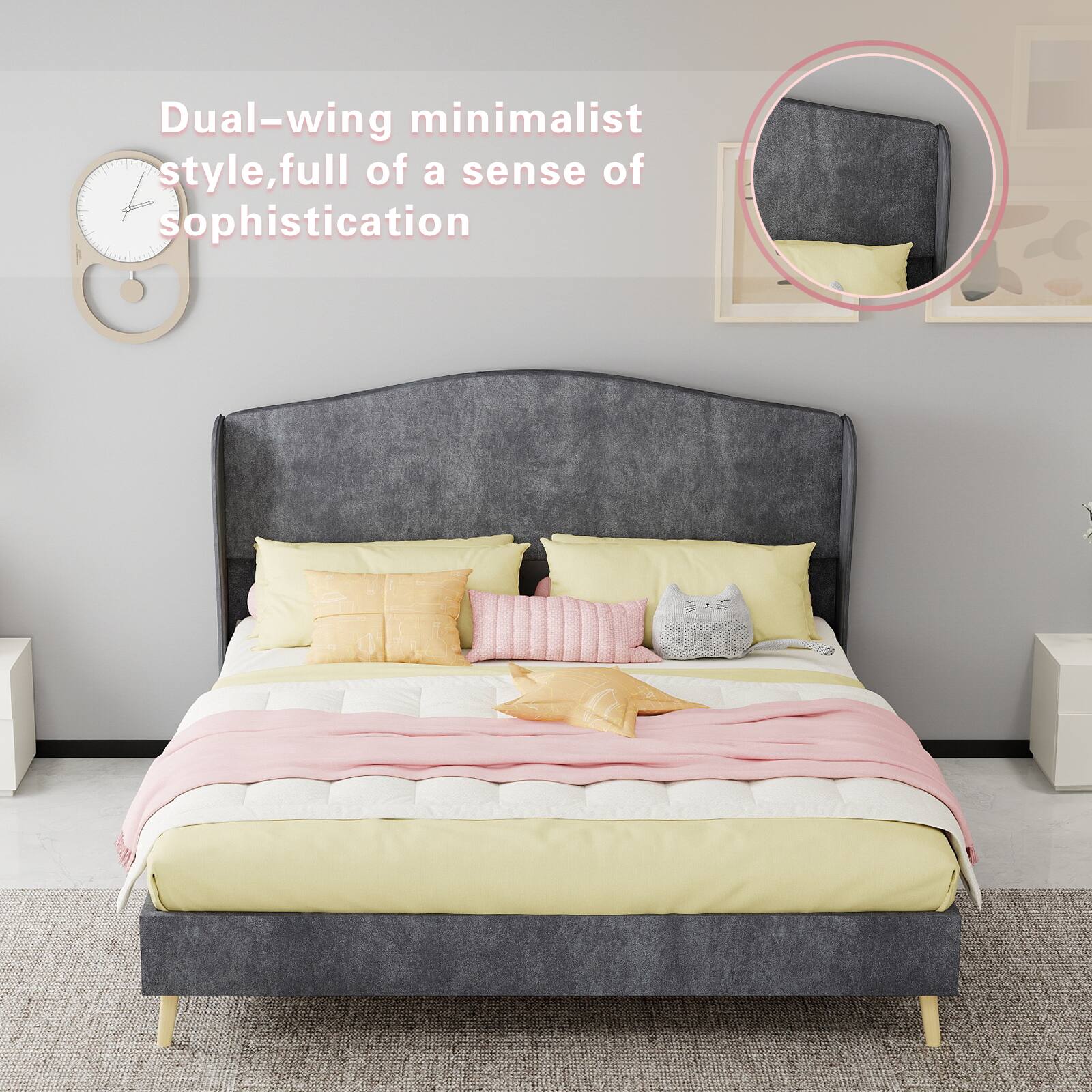 Dual-wing minimalist style, full of a sense of sophistication