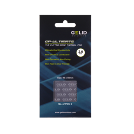 Gelid Solutions - GP-Ultimate 15W-Thermal Pad 90x50x2.0mm (2pcs). Excellent Heat Conduction, Ideal Gap Filler.