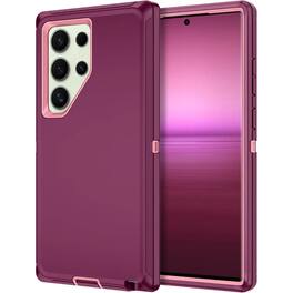 Entronix - Case for Galaxy S25 Ultra - Triple-Layer Heavy Duty Protection - Purple