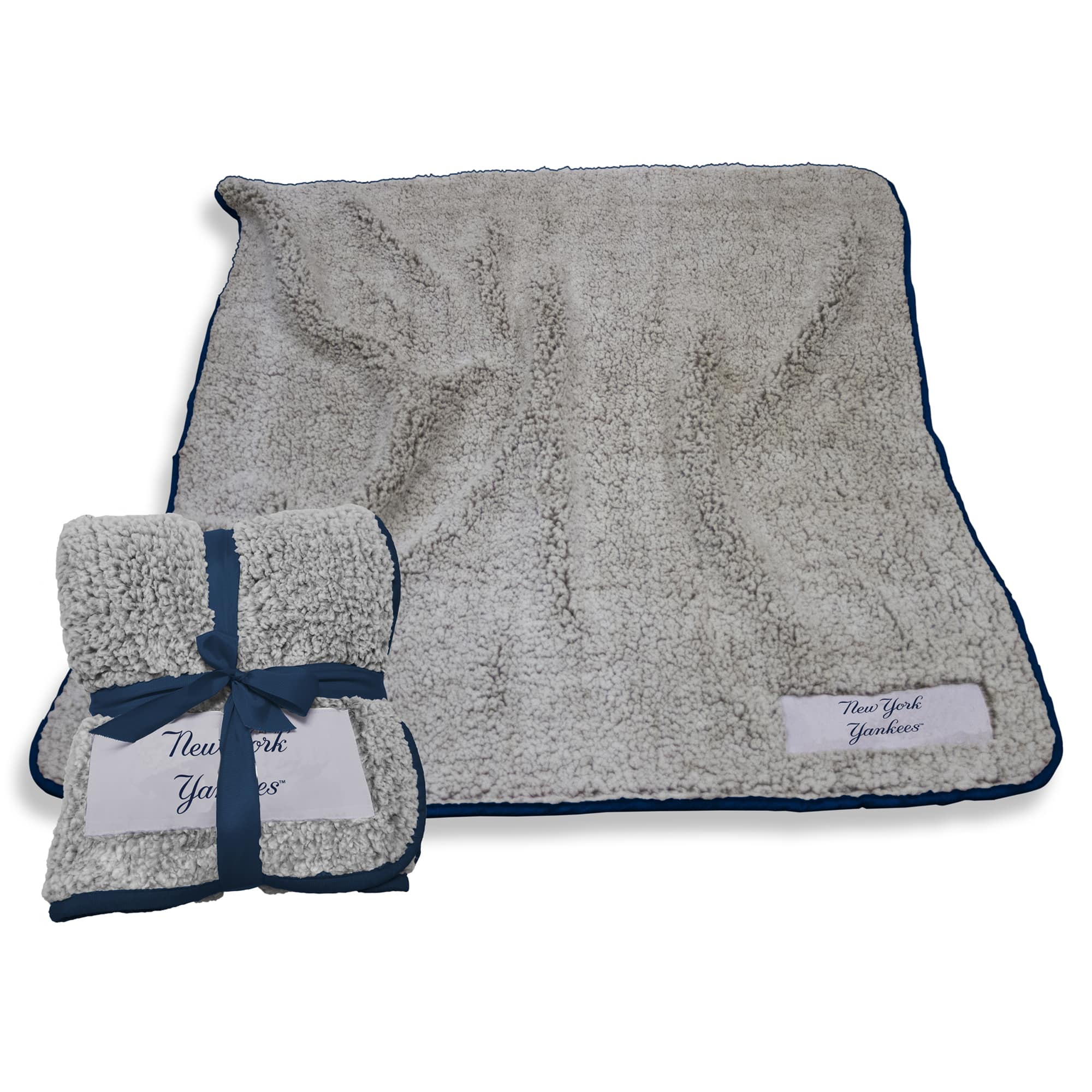Logo Brands - New York Yankees 50" x 60" Frosty Fleece Team Blanket - Multicolor