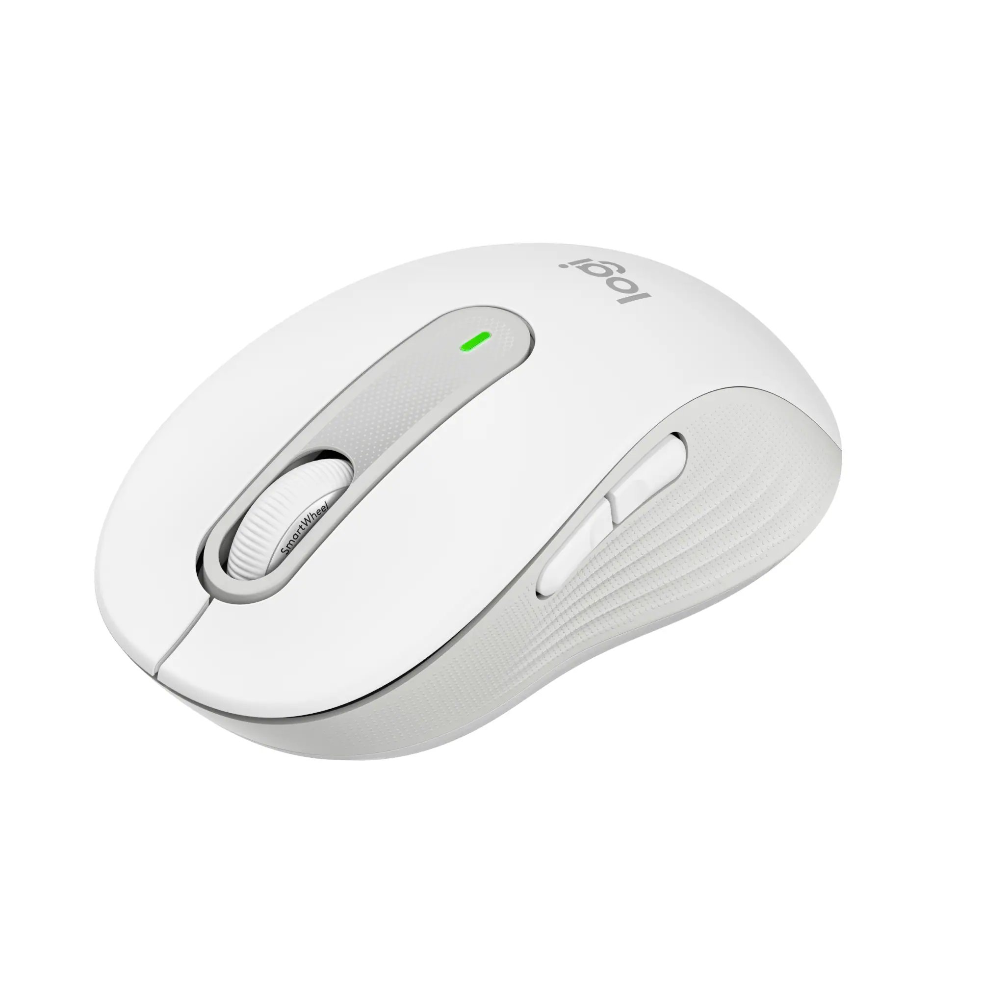 Logitech - Signature M650 Wireless Optical Mouse with Silent Clicks - Wireless - Off-White
