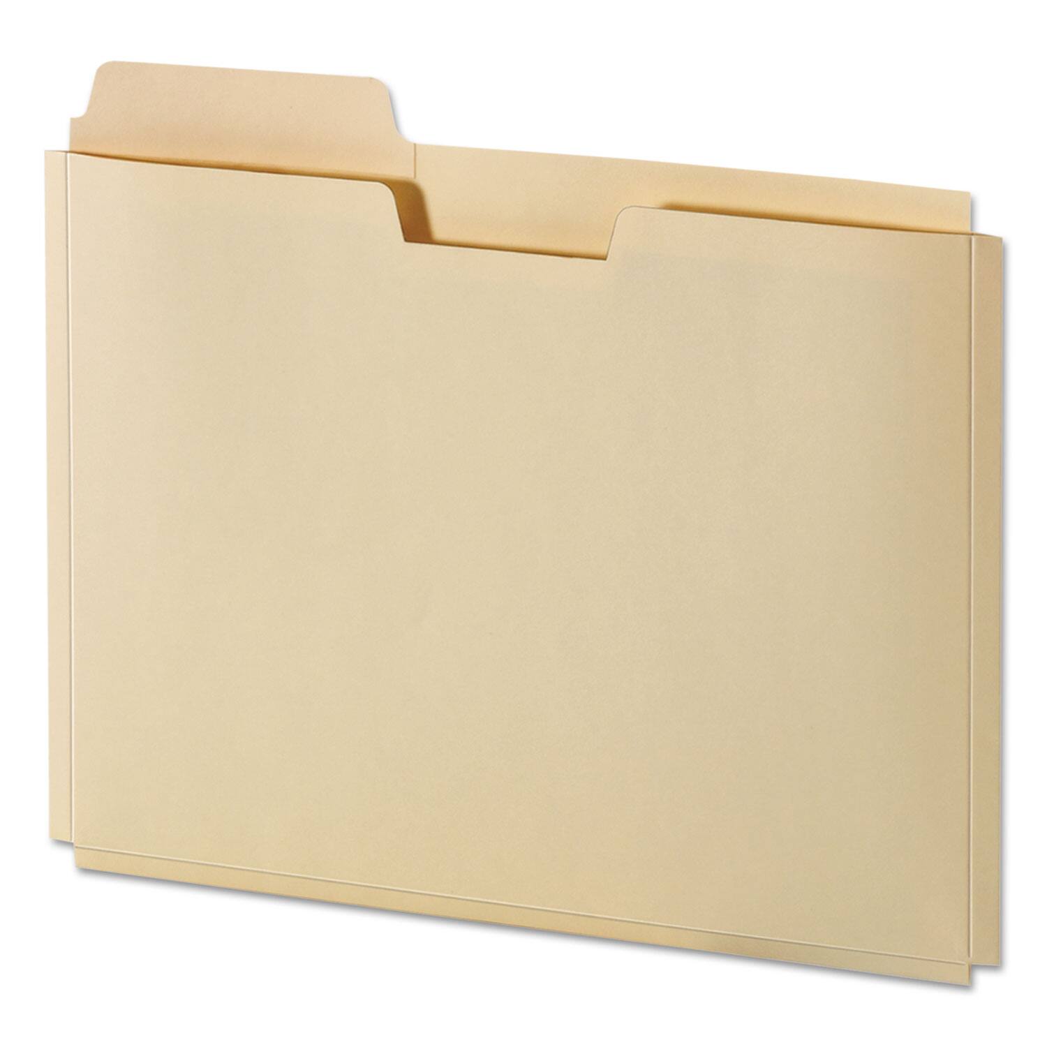 Front. Tops Business Forms - File Folder Pocket, 0.75" Expansion, Letter Size, Manila, 10/pack.