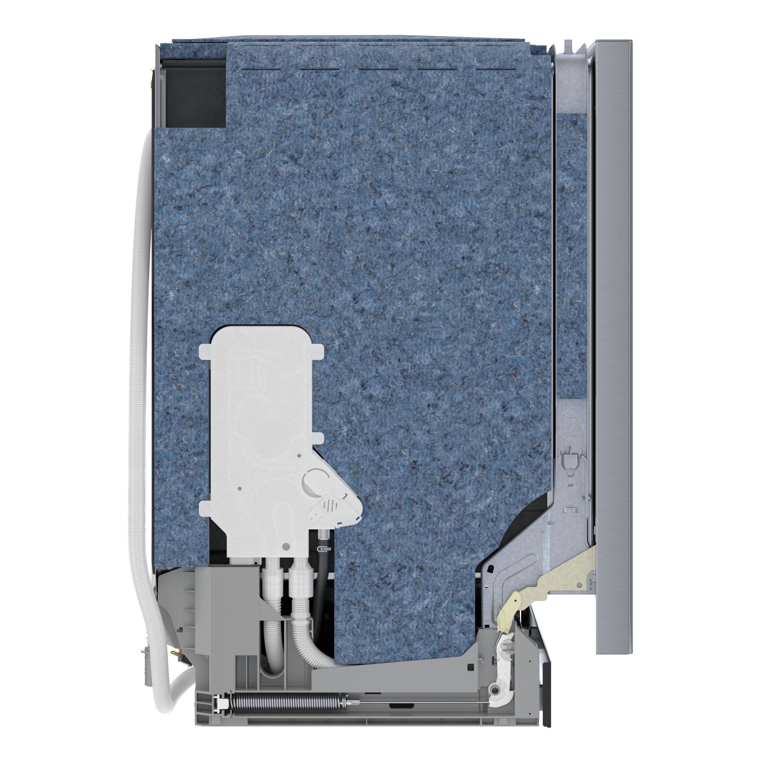 Alt View 1. Bosch - 800 Series Top Control Smart Built-In Dishwasher with 3rd Rack and Pocket Handle, 42 dBA - Stainless Steel.