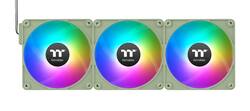Thermaltake - CT120 EX ARGB Sync 120mm Computer Case Cooling Fan (3-Pack) - Matcha Green - Front_Zoom