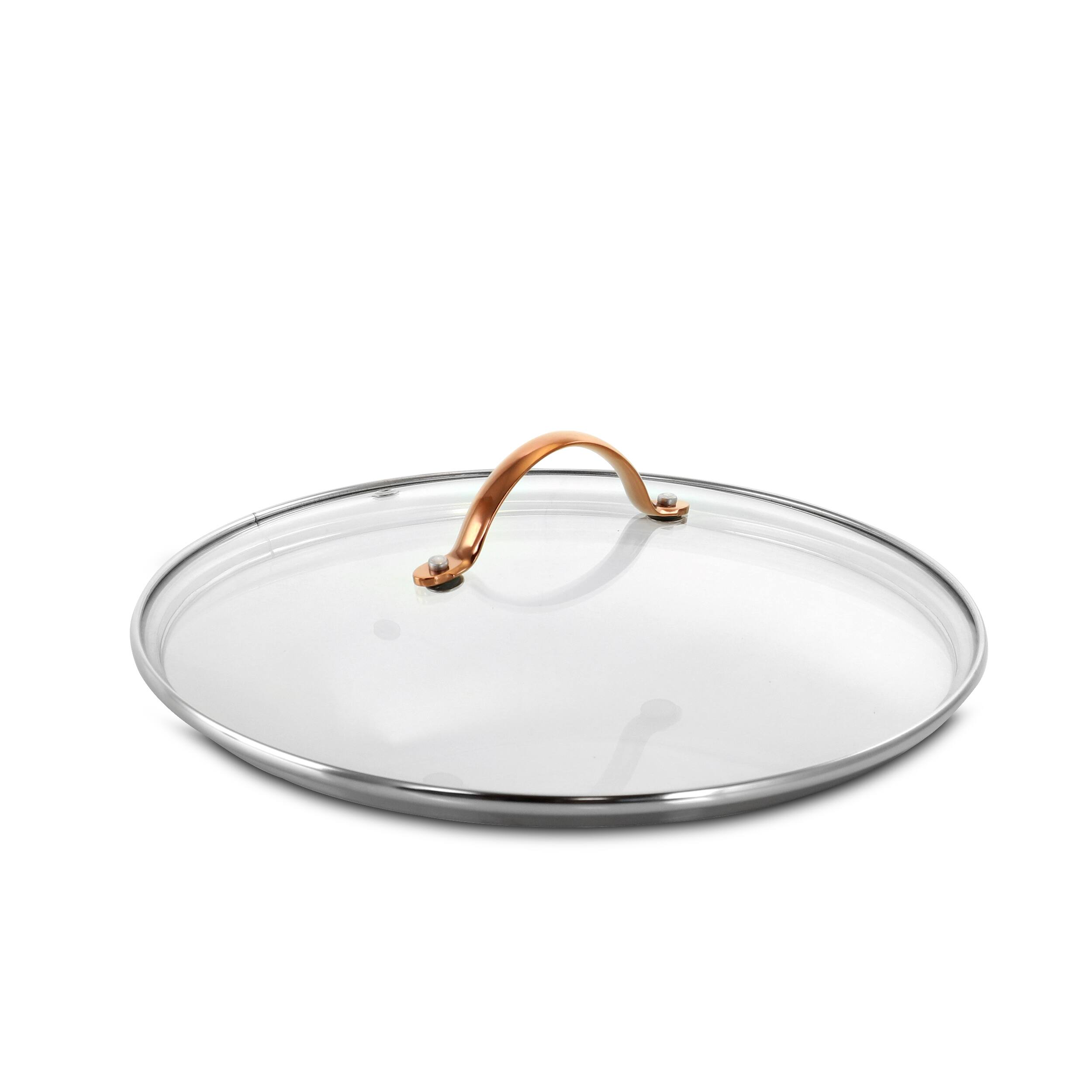 Alt View 3. Oster - Oster Allsberg 2 Piece 3.5 Quart Aluminum Saute Pan with Lid and Bronze Handles - Bronze.