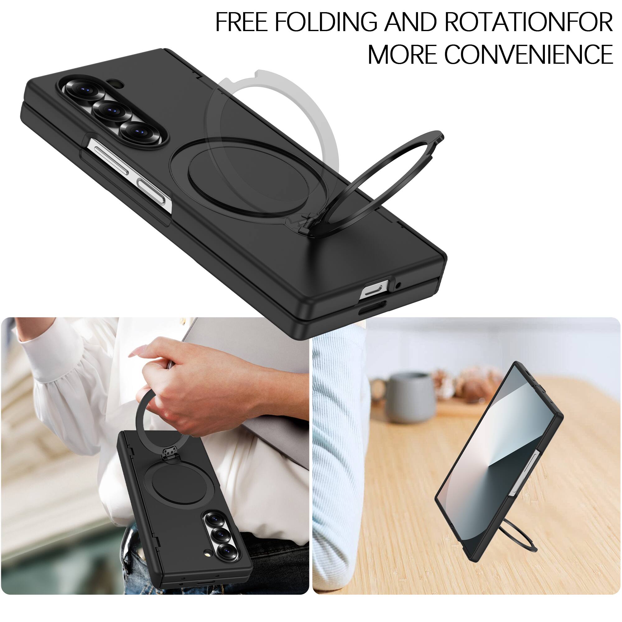 FREE FOLDING AND ROTATION FOR MORE CONVENIENCE