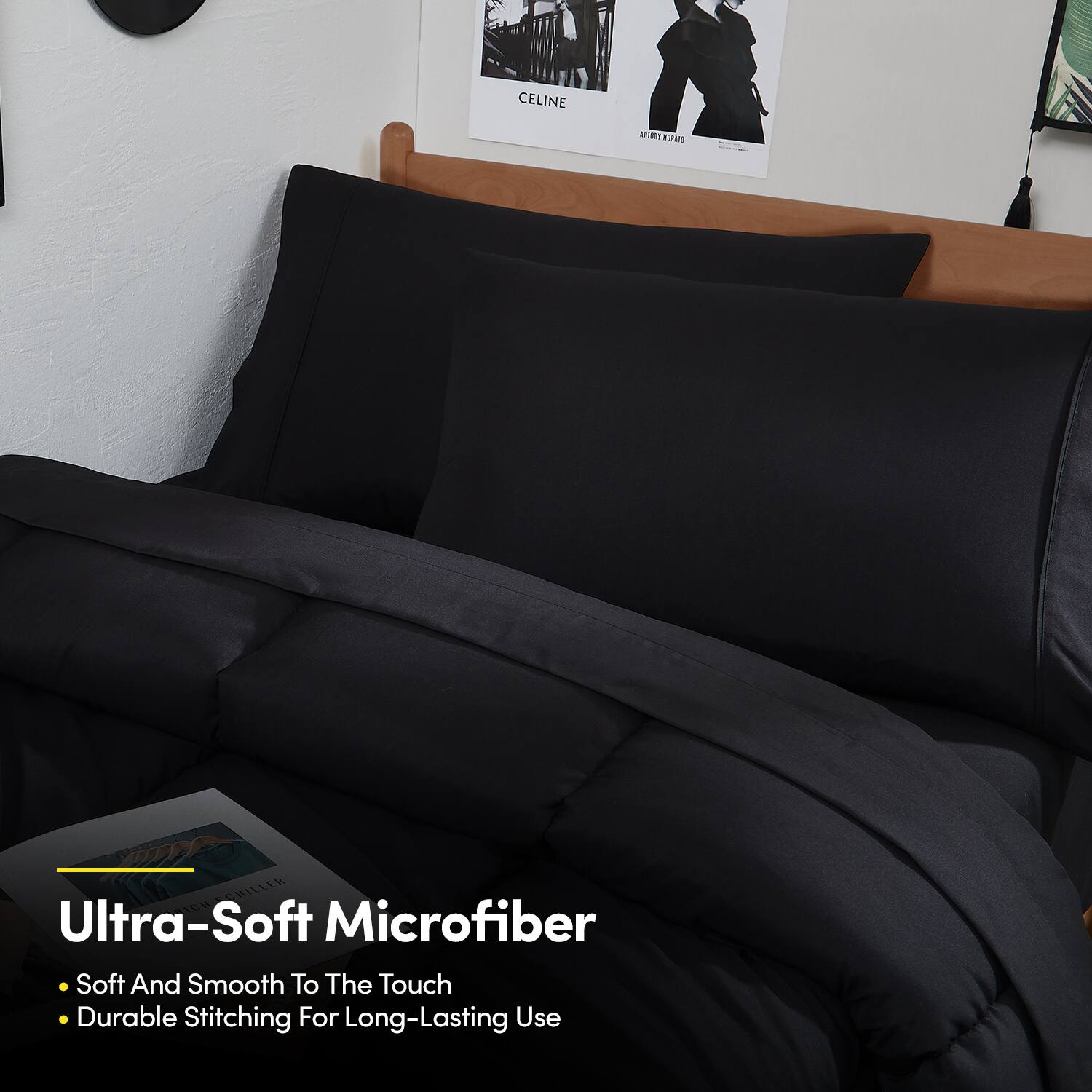 Ultra-Soft Microfiber

- Soft And Smooth To The Touch
- Durable Stitching For Long-Lasting Use