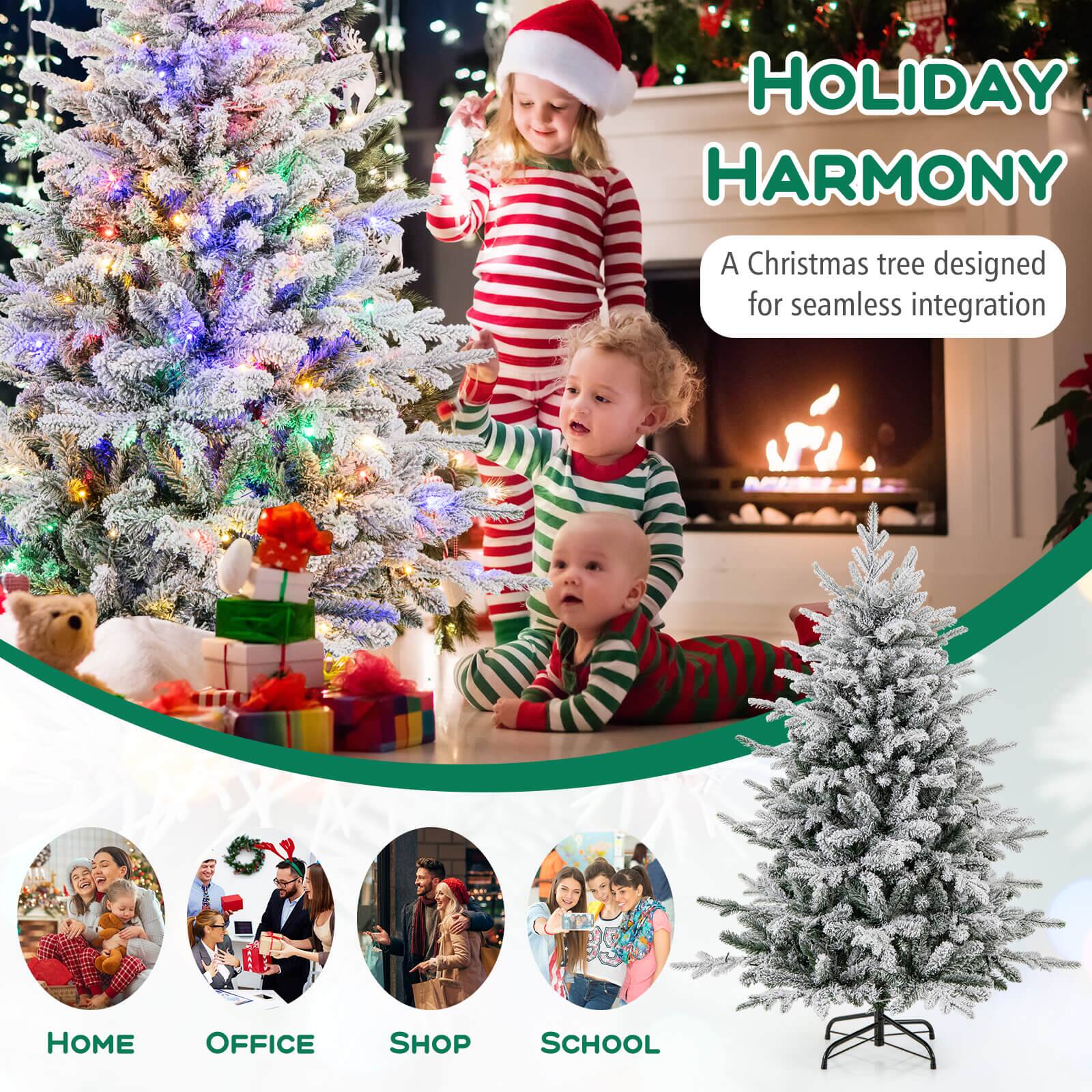 Holiday Harmony: A Christmas tree designed for seamless integration into your home, office, shop, and school.