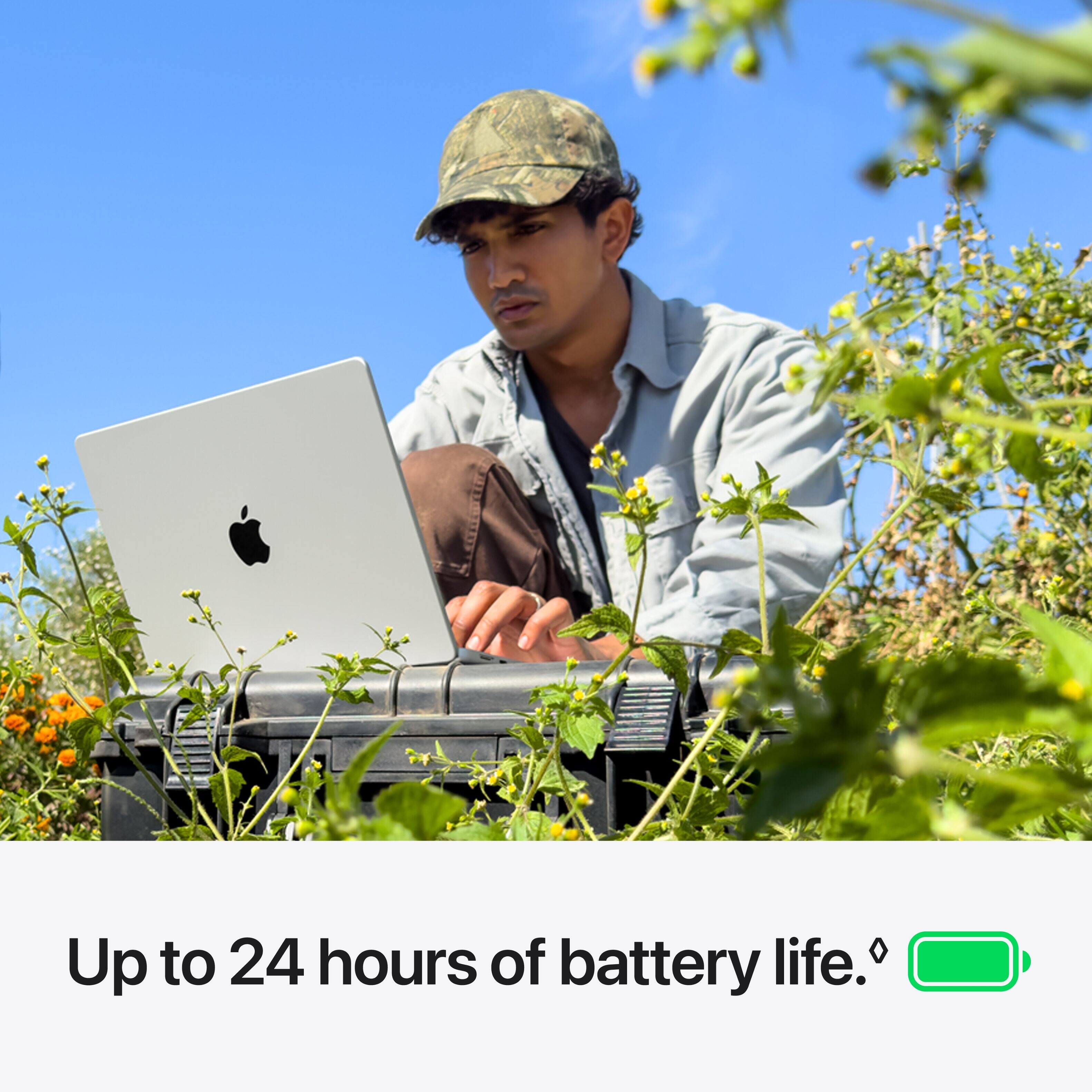 Up to 24 hours of battery life.