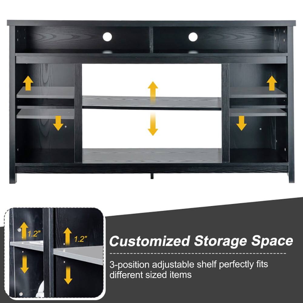 1.2" Customized Storage Space  
3-position adjustable shelf perfectly fits different sized items